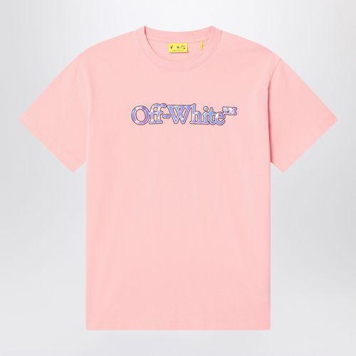 T-shirt rosa con stampa logo - Off-White™ - Modalova