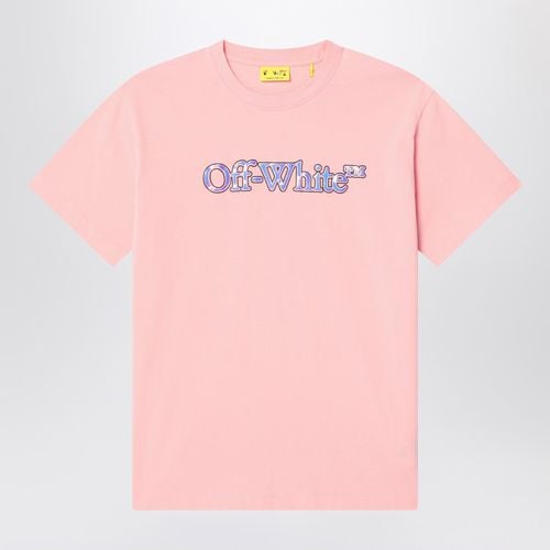 T-shirt rosa con stampa logo - Off-White™ - Modalova