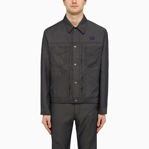 Navy blue twill denim jacket - Needles - Modalova