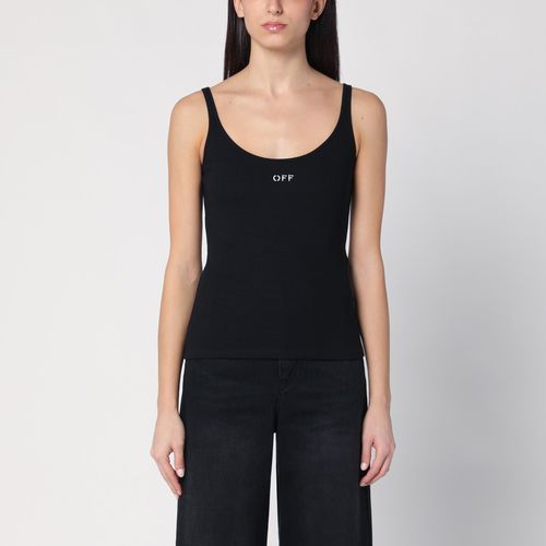 Black tank top with logo - Off-White™ - Modalova