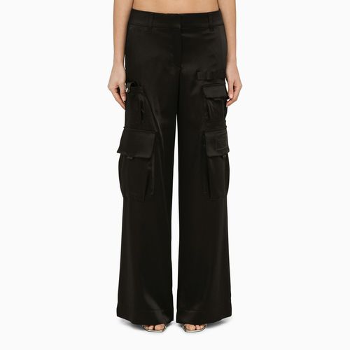 Toybox black satin cargo trousers - Off-White™ - Modalova