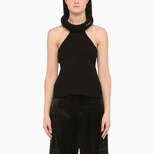 Black jersey tank top - Off-White™ - Modalova