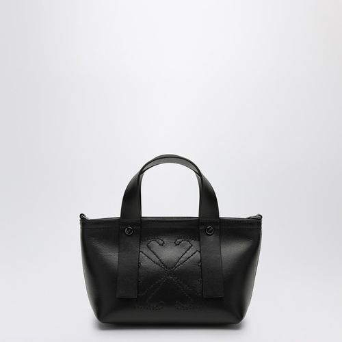 Black leather handbag with logo - Off-White™ - Modalova