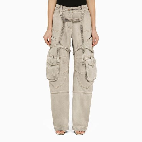 Jeans cargo oversize color bruciato in denim - Off-White™ - Modalova