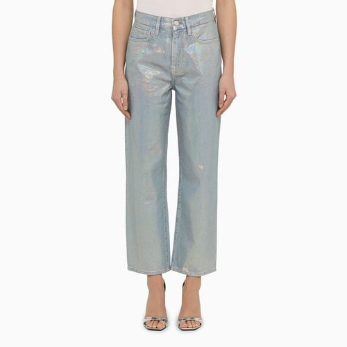 Cropped Jeans La Jane aus Denim hologram - Frame - Modalova