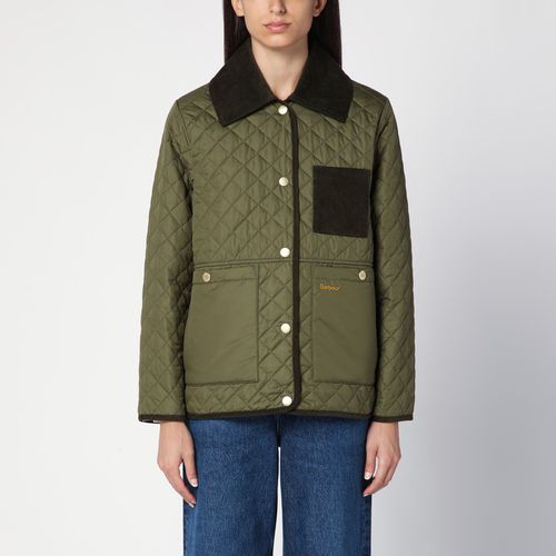 Moosgrüne Steppjacke - Barbour - Modalova