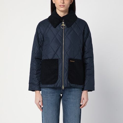 Giacca trapuntata con zip blu navy - Barbour - Modalova