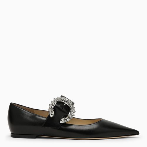 Melva black leather ballerina - Jimmy Choo - Modalova