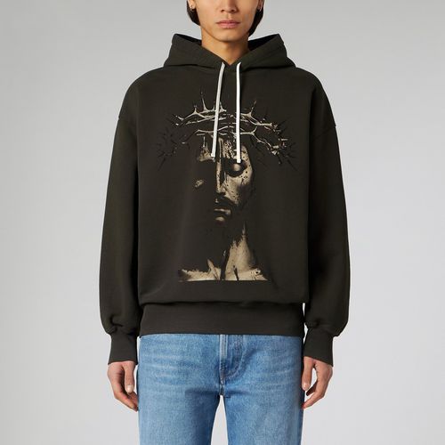 Hoodie Jesus dark brown - 1989 STUDIO - Modalova