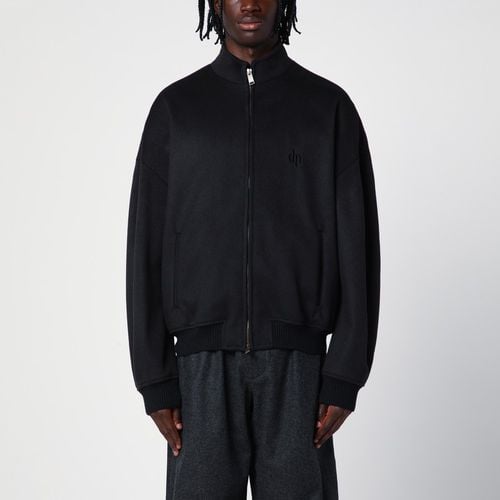 Black wool bomber jacket - DARKPARK - Modalova