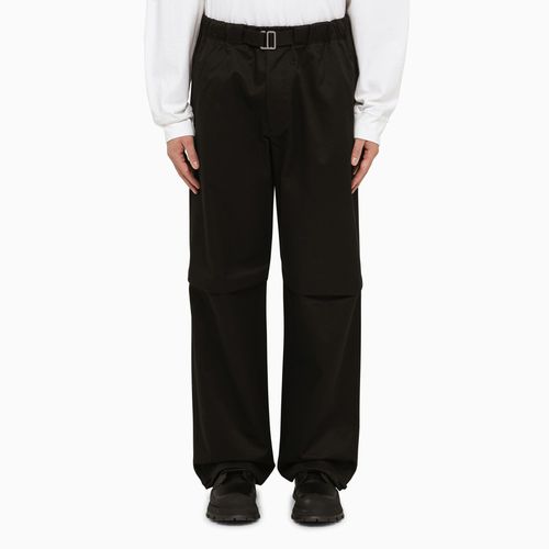 Jordan black wide trousers - DARKPARK - Modalova