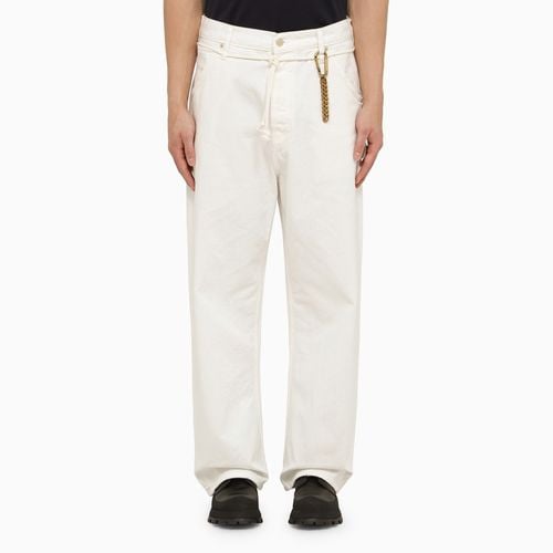 Washed white David jeans - DARKPARK - Modalova