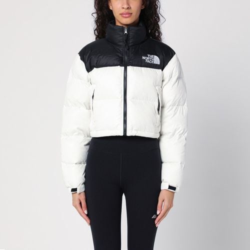 Down jacket Nuptse cropped white - The North Face - Modalova