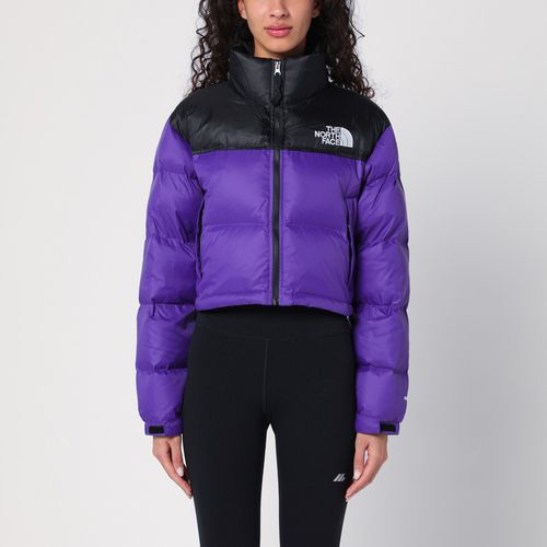 Down jacket Nuptse cropped purple - The North Face - Modalova