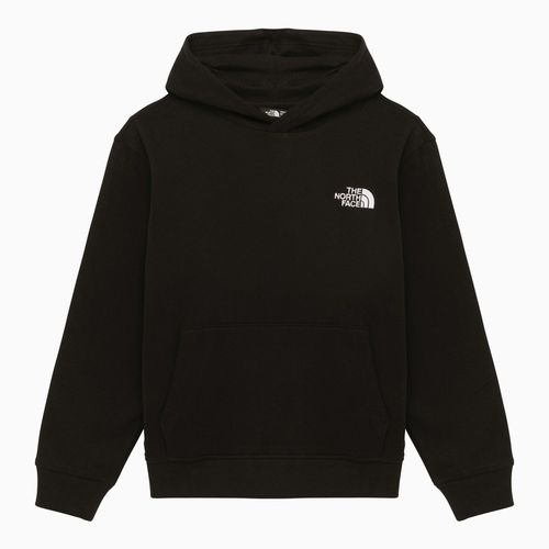 Felpa con cappuccio nera in cotone con logo - The North Face - Modalova