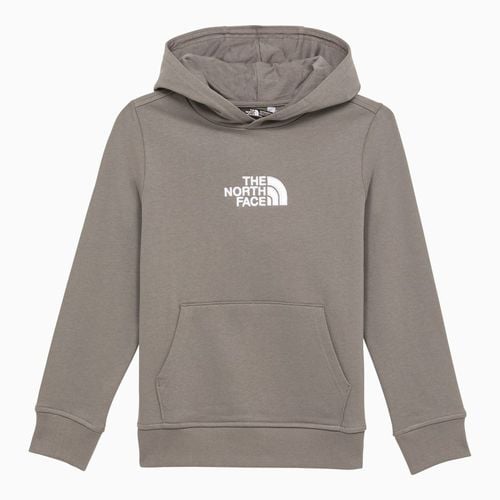 Felpa con cappuccio grigia in cotone con logo - The North Face - Modalova