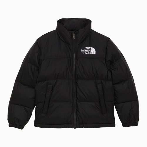 Piumino nero in nylon con logo - The North Face - Modalova