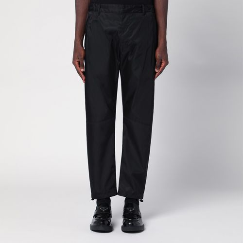 Black Re-Nylon pants with logo - Prada - Modalova