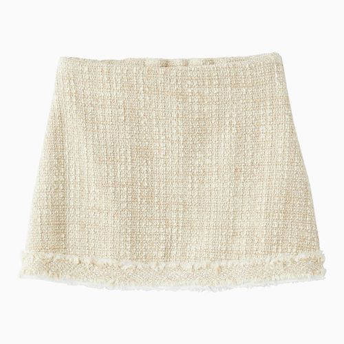 Mini gonna beige in misto cotone - Il Gufo - Modalova