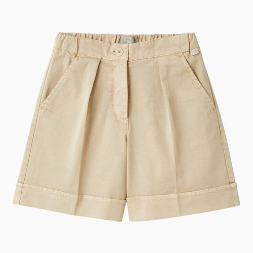 Beigefarbene Bermudashorts aus Baumwolle - Il Gufo - Modalova