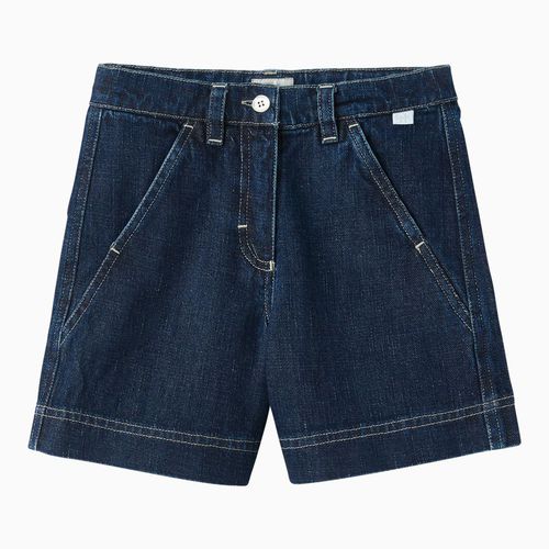 Blaue Jeans-Bermudashorts aus Denim - Il Gufo - Modalova