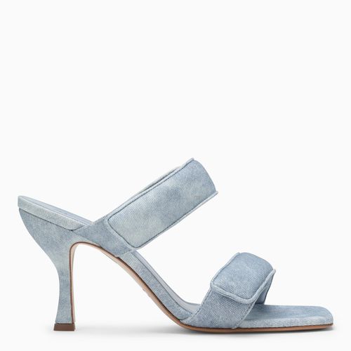 Denimfarbene Sandale Perni 03 - Gia Borghini - Modalova