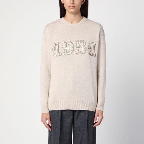 Beigefarbener Pullover aus Wolle und Kaschmir - Max Mara - Modalova