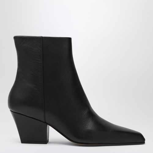 Black leather ankle boot Jane - Paris Texas - Modalova