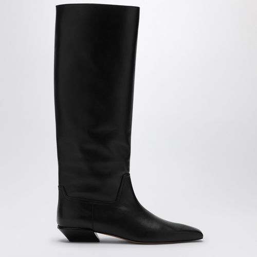 Bettina black leather boot - Paris Texas - Modalova