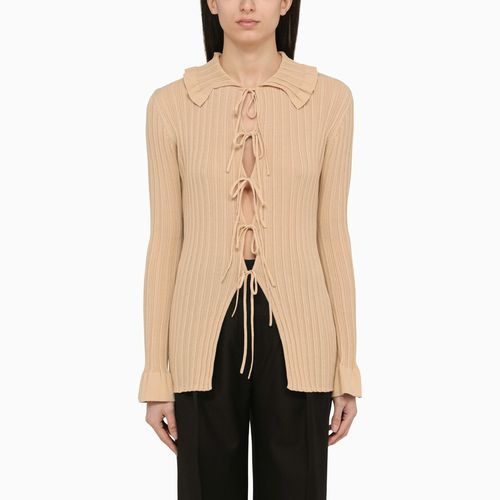 Beige Strickjacke Devora - By Malene Birger - Modalova