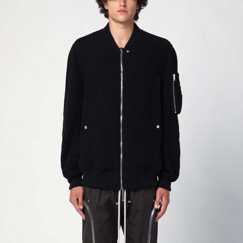 Jacke mit Reißverschluss aus Wolle - Rick Owens - Modalova