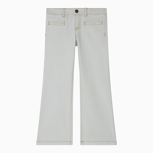 Aqua blue denim flared jeans - Bonpoint - Modalova