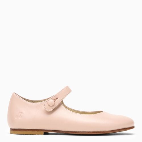 Pink leather ballerina - Bonpoint - Modalova