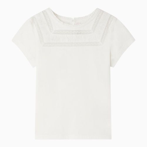 T-shirt Fina bianca in cotone - Bonpoint - Modalova