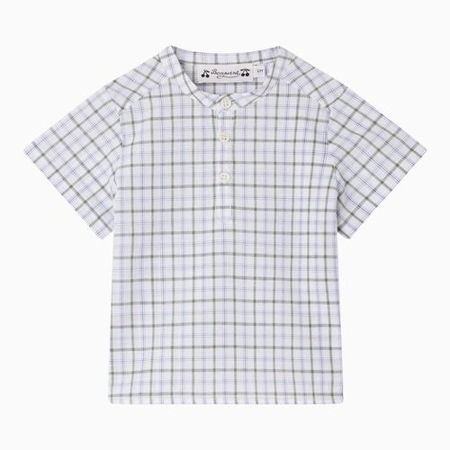 Cesari green/grey cotton shirt - Bonpoint - Modalova