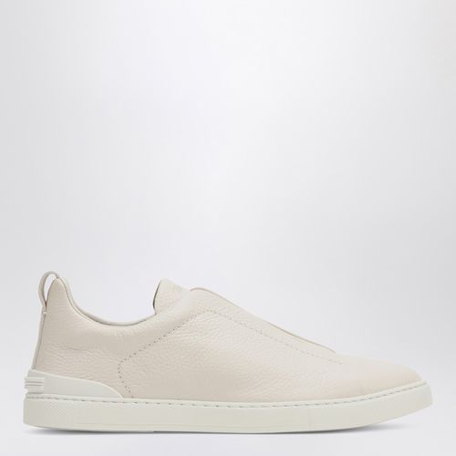 Leather Triple Stitch sneakers - ZEGNA - Modalova