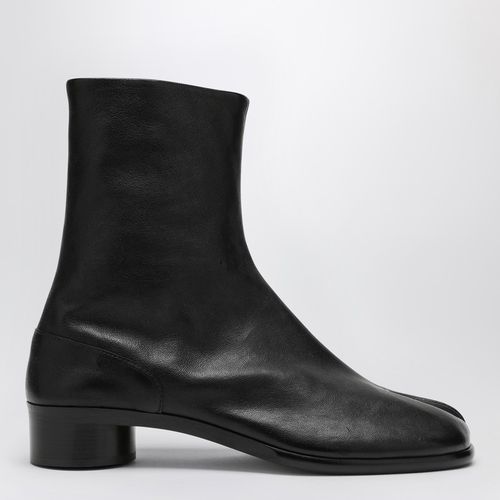 Black leather Tabi ankle boots - Maison Margiela - Modalova