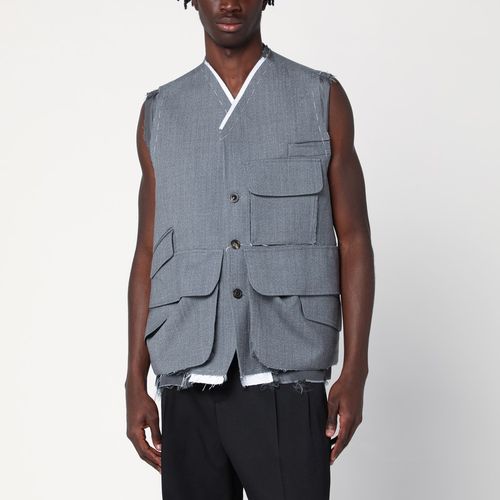 Gilet Work in Progress in lana - Maison Margiela - Modalova