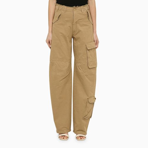 Pantalone cargo Rosalind beige in cotone - DARKPARK - Modalova