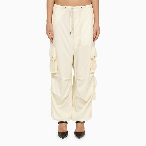 Pantalone cargo bianco in lana - DARKPARK - Modalova