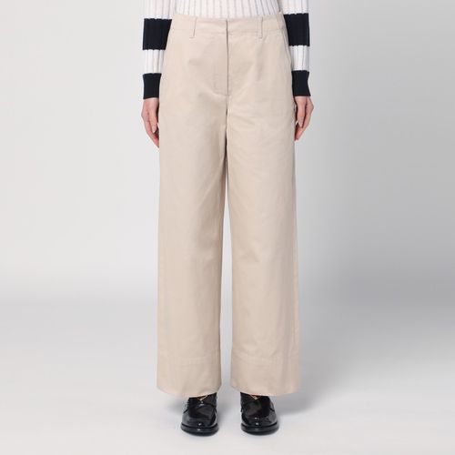 Pantalone color sabbia in cotone - 'S Max Mara - Modalova