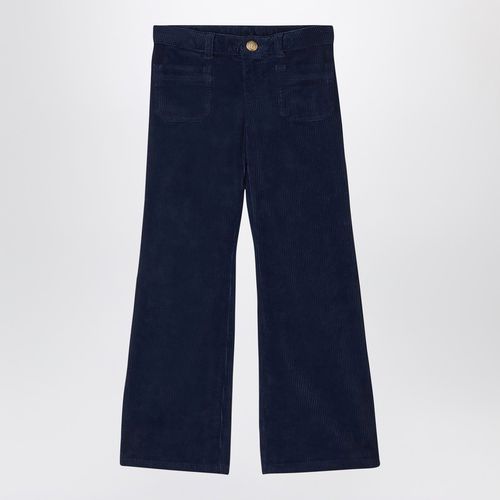 Pantalone Junon navy in velluto a coste - Bonpoint - Modalova