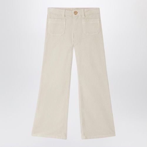 White Junon corduroy trousers - Bonpoint - Modalova