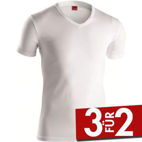 Basic 13720 T-shirt V-neck Weiß Baumwolle Large Herren - JBS - Modalova