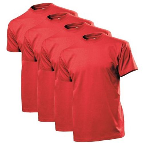 P Comfort Men T-shirt Rot Baumwolle Small Herren - Stedman - Modalova