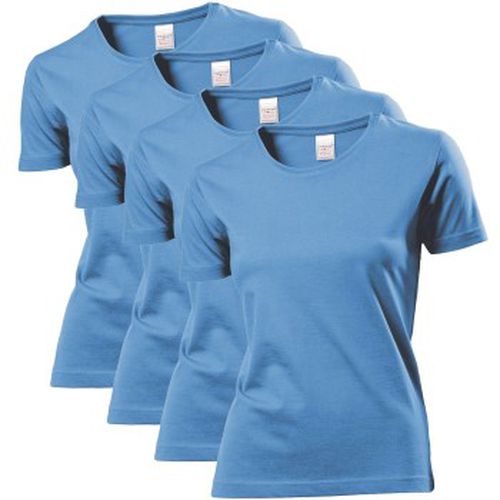 P Classic Women T-shirt Hellblau Baumwolle Small Damen - Stedman - Modalova