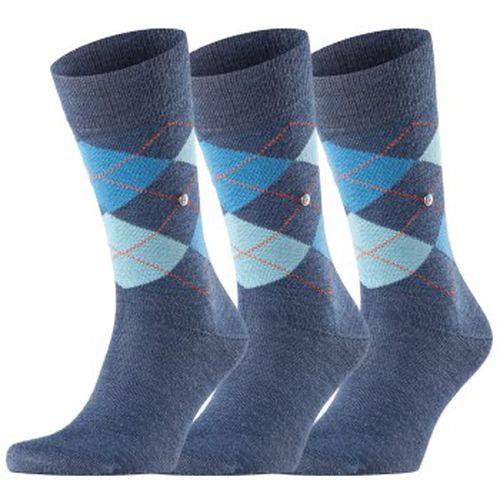 P Edinburgh Wool Sock Hellblau Gr 40/46 Herren - Burlington - Modalova