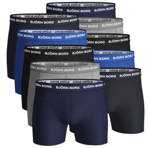 P Essential Shorts Solids Blau/Grau Baumwolle Small Herren - Björn Borg - Modalova