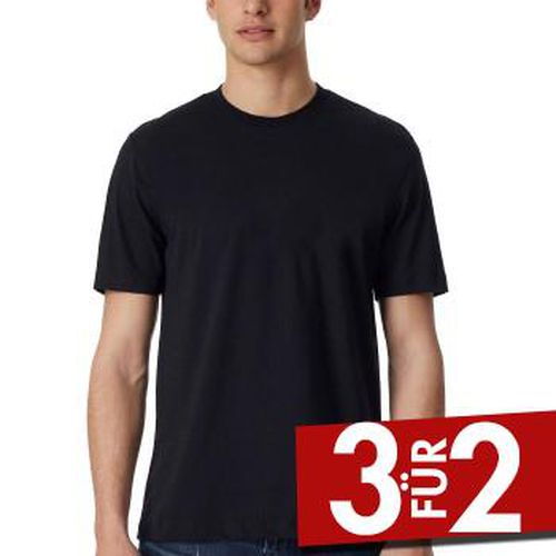 P Essentials American T-shirts Round Neck Schwarz Baumwolle Small Herren - Schiesser - Modalova