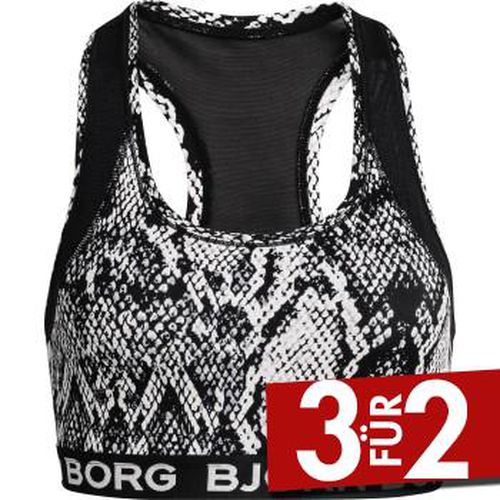 BH Performance Medium Top Sky Schwarz/Weiß 38 Damen - Björn Borg - Modalova